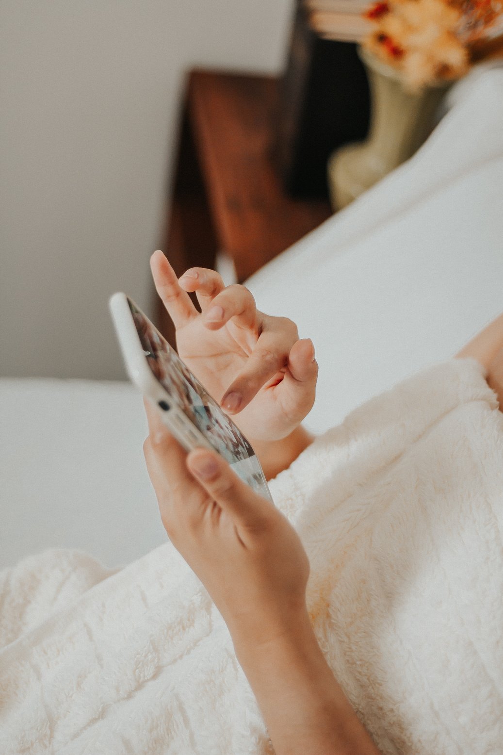 Woman Using Phone